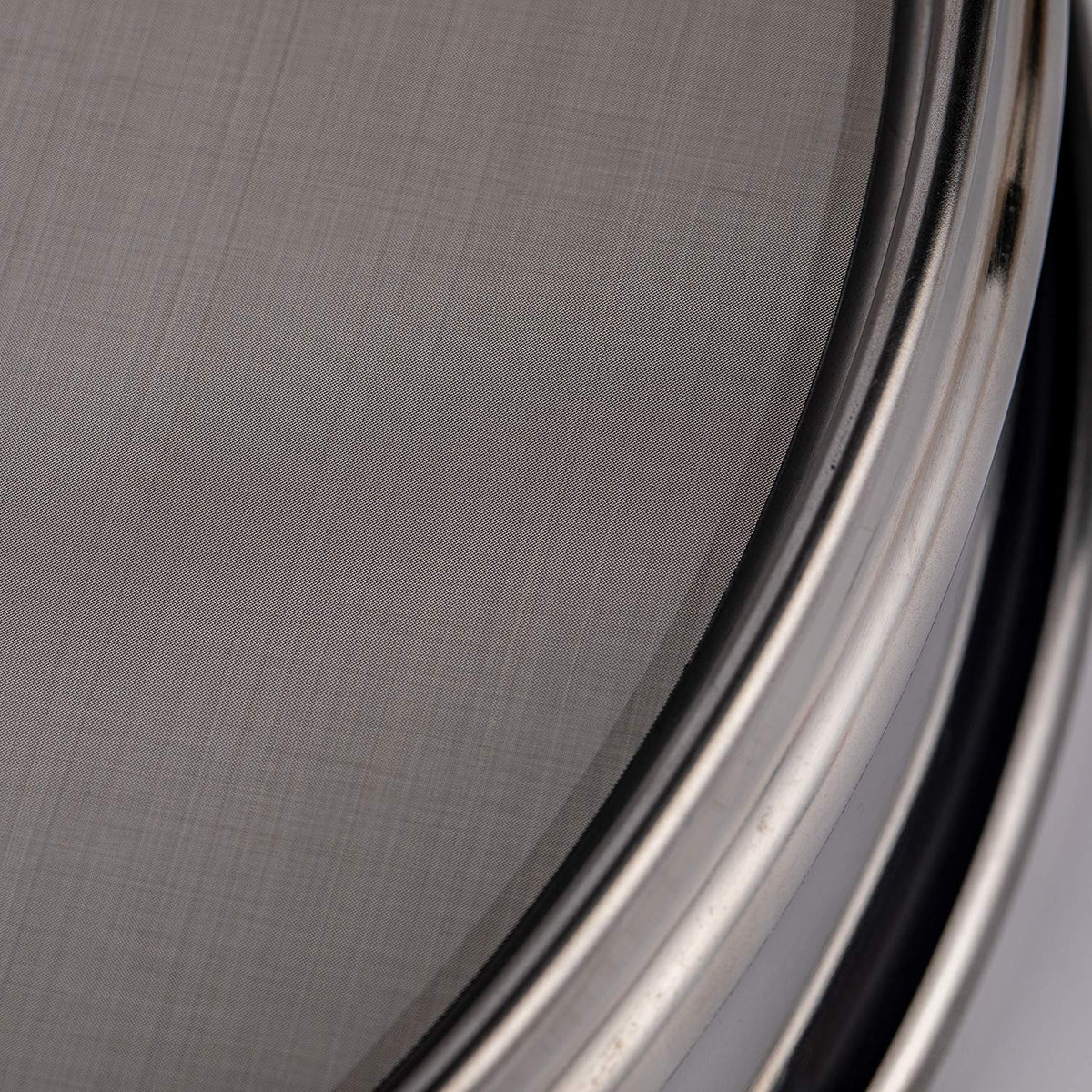 φ20×4.5cm 5 Mesh 304 Stainless Lab Sieves Economy Test Sieve 304 Stainless Steel Wire Cloth（5mm） - Colors B