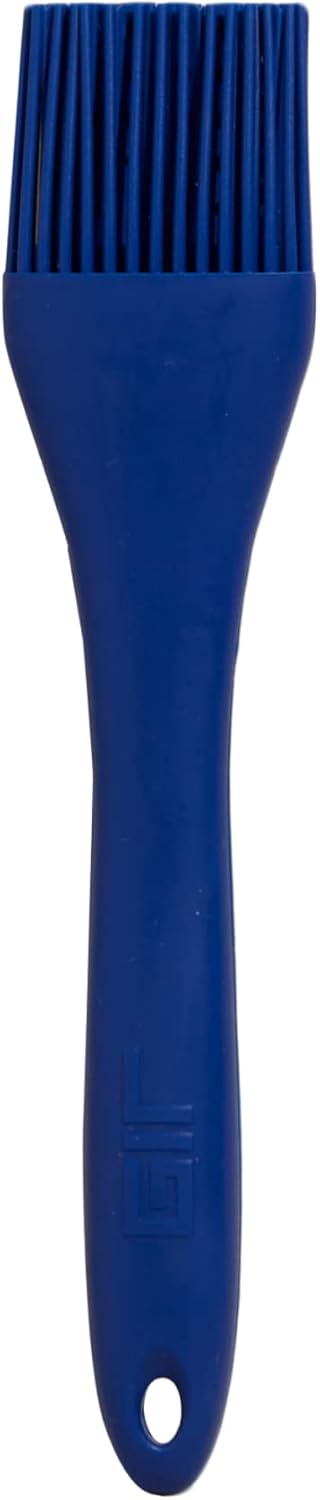 Premium Silicone Basting Brush - Heat Resistant BBQ, Pastry, Turkey Brush - Perfect for Cooking, Grilling, and Baking - Ultimate, Navy