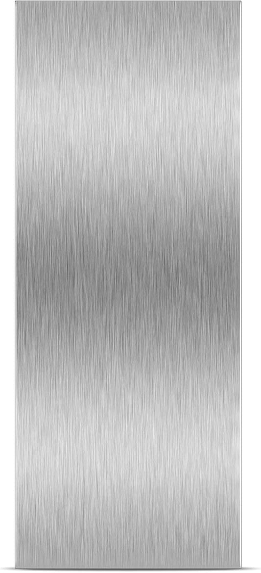 10 Inch Stainless Steel Metal Cake Scraper Large Double Sided Patterned Stripe Edge Smoother Scraper Cake Decorating Comb Pastry Cutter for Home Kitchen Mousse Butter Cream Decor(1 Piece)
