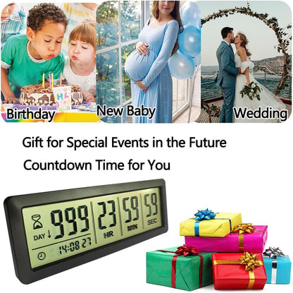 Digital Dual Kitchen Timer, Multiple Channels Countdown Timer | 3-Groups Triple Timer with Magnet-Back Memory-Preset Large Display Adjustable Volume, 3A Battery Included, Ideal for Cooking