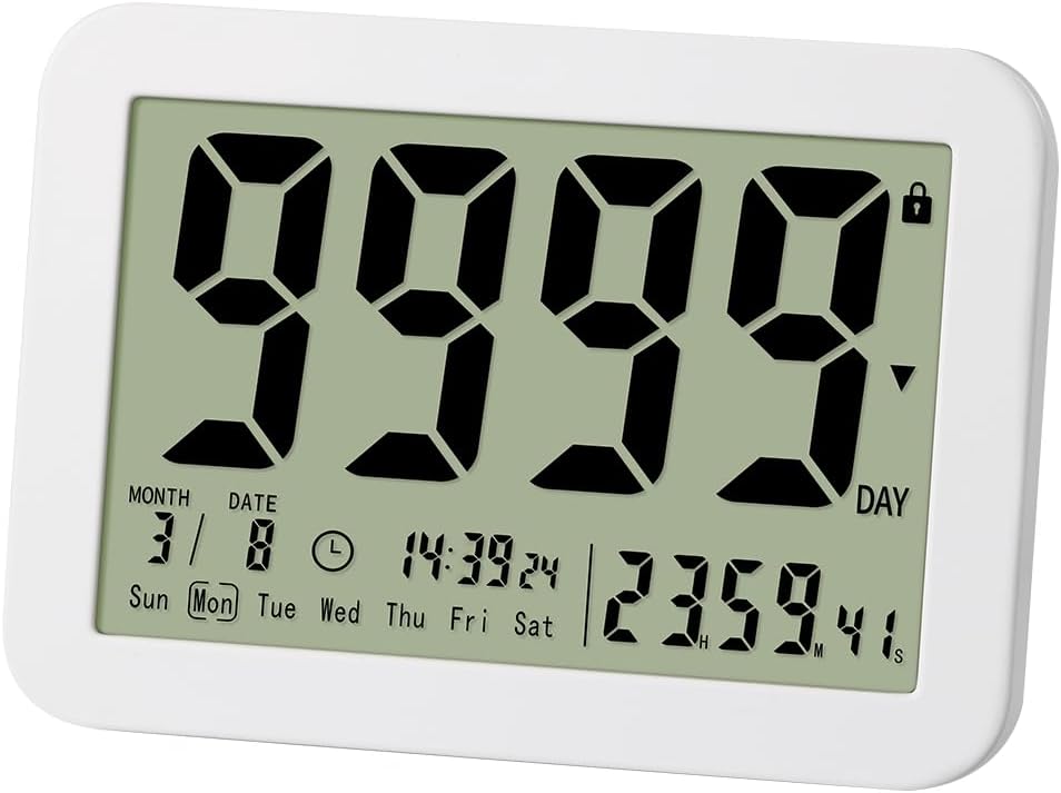 Digital Dual Kitchen Timer, Multiple Channels Countdown Timer | 3-Groups Triple Timer with Magnet-Back Memory-Preset Large Display Adjustable Volume, 3A Battery Included, Ideal for Cooking