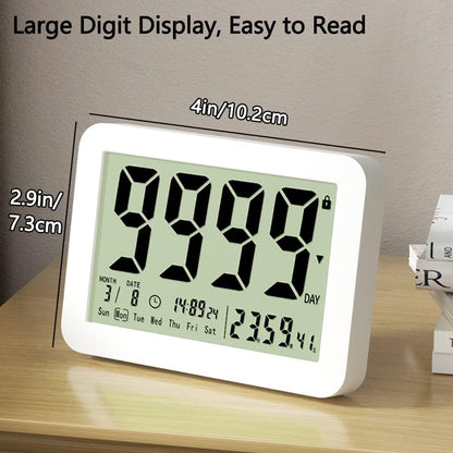 Digital Dual Kitchen Timer, Multiple Channels Countdown Timer | 3-Groups Triple Timer with Magnet-Back Memory-Preset Large Display Adjustable Volume, 3A Battery Included, Ideal for Cooking