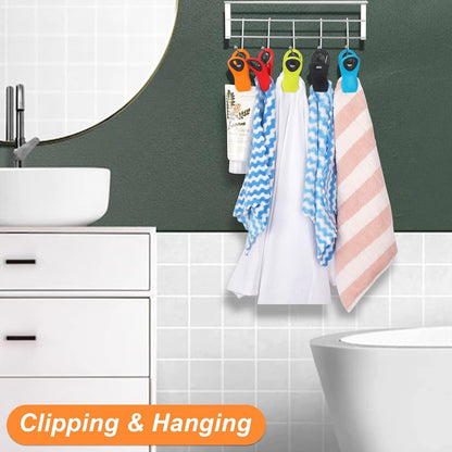 12 Pack Chip Clips Bag Clips, Magnetic Bag Clip for Food Storage | Heavy duty, plastic food clip for chips, snack, kitchen, refrigerator, garden, sewing, fabric, clothes pins