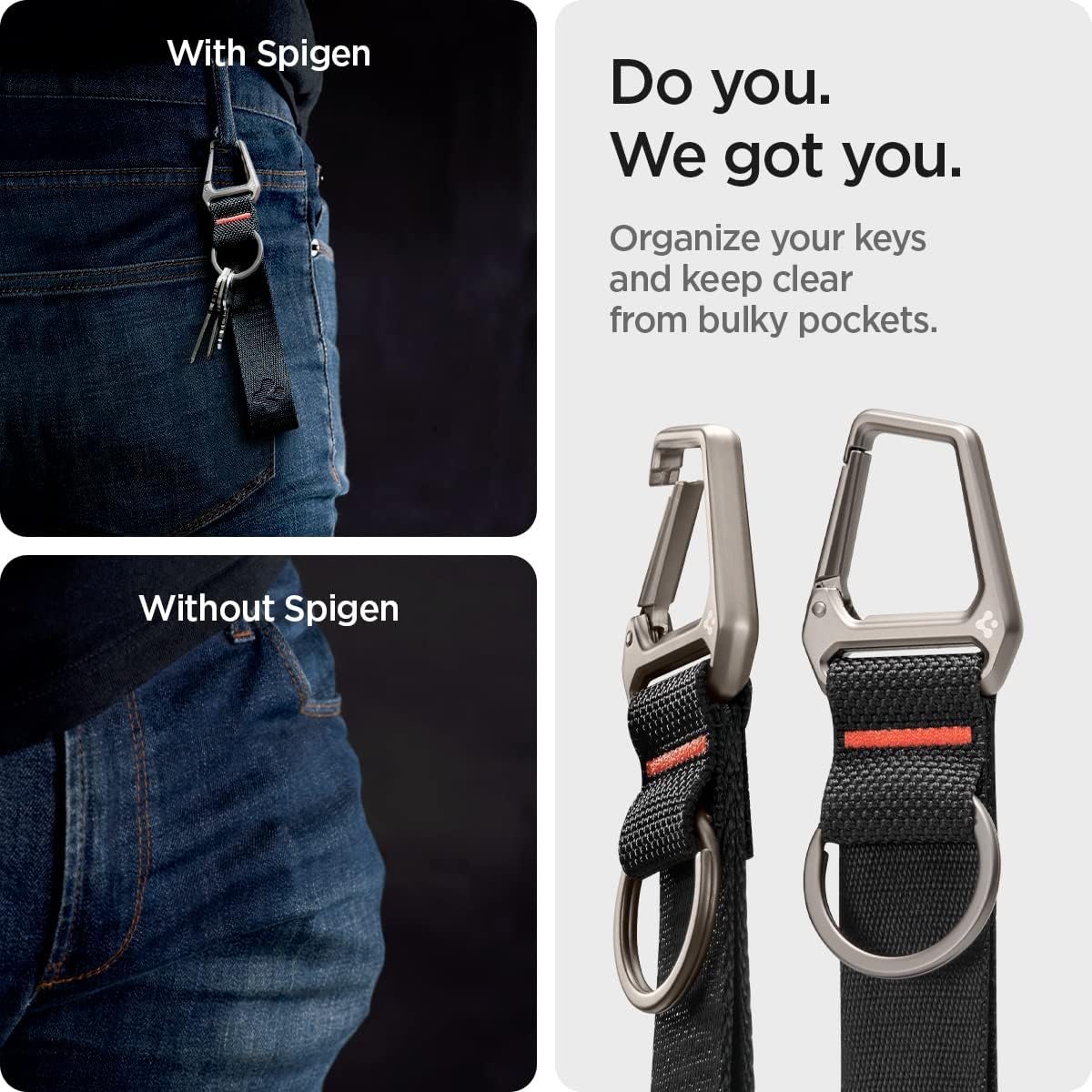 Universal Lanyard Wrist Strap with Keychain for iPhone, ID Badge Wallet Holder, AirPods, Cameras, Keychain & Everyday Carry, Durable Carabiner with Wrist Strap