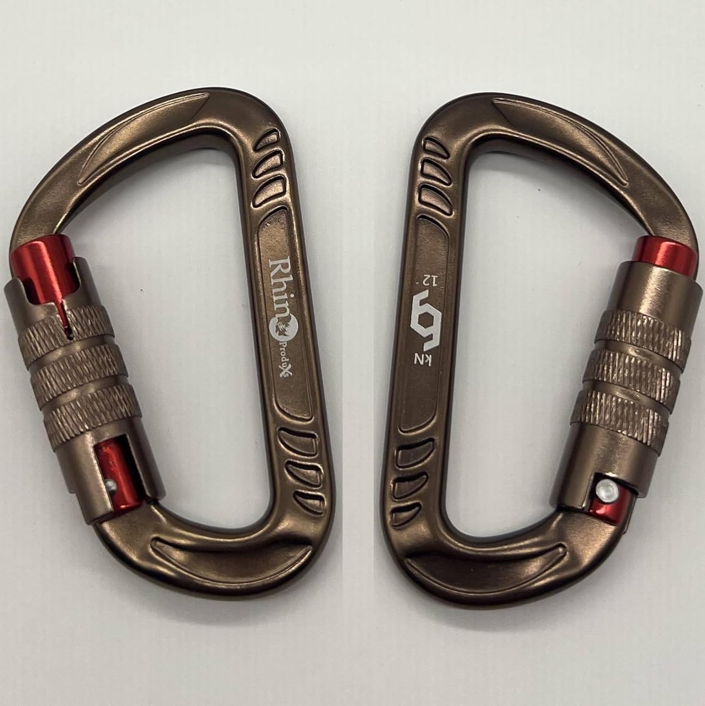 12kN Heavy Duty Carabiner Clips | 2697 lbs Capacity, For Pets, Outdoor, Camping, Hiking, Hammock, Dog Leash Harness, Keychains