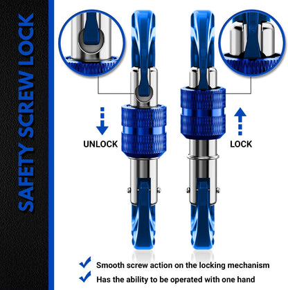 12kN Heavy Duty Carabiner Clips | 2697 lbs Capacity, For Pets, Outdoor, Camping, Hiking, Hammock, Dog Leash Harness, Keychains