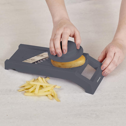 Multi-Blade Mandoline Slicer, Vegetable, Cheese Chopper and Grater, 4 Interchangeable Blades, Safety Guard, Non-Slip Base