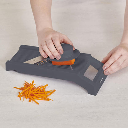 Multi-Blade Mandoline Slicer, Vegetable, Cheese Chopper and Grater, 4 Interchangeable Blades, Safety Guard, Non-Slip Base