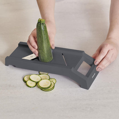 Multi-Blade Mandoline Slicer, Vegetable, Cheese Chopper and Grater, 4 Interchangeable Blades, Safety Guard, Non-Slip Base
