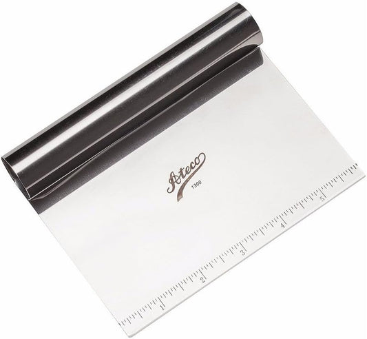 Stainless Handle Bench Scraper, 5.9-Inches by 3-Inches, Stainless Steel