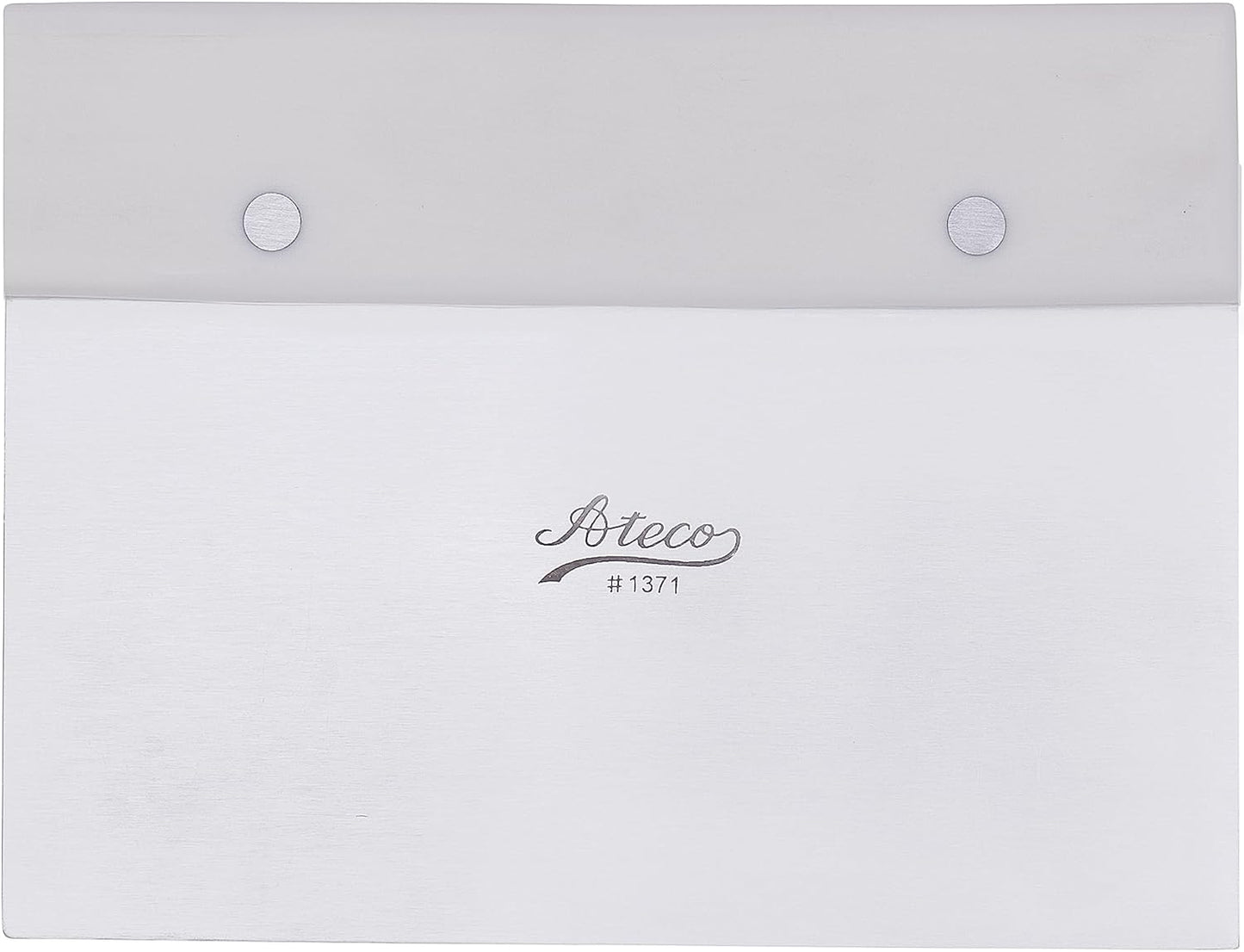 Stainless Handle Bench Scraper, 5.9-Inches by 3-Inches, Stainless Steel
