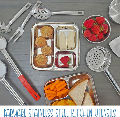 Portion Control Serving Spoons (6-Piece Ladle Set)