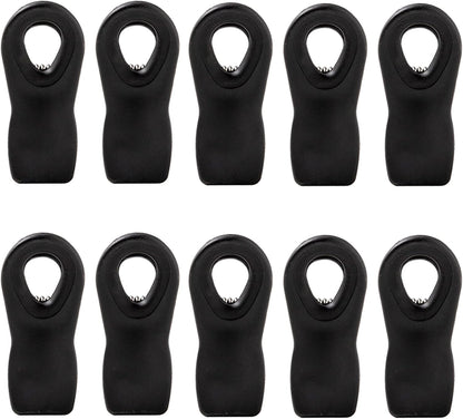 Chip Clips Bag Clips Magnetic Bread Bag Food Package with Silicone Textured Mouth (10pcs Colored)