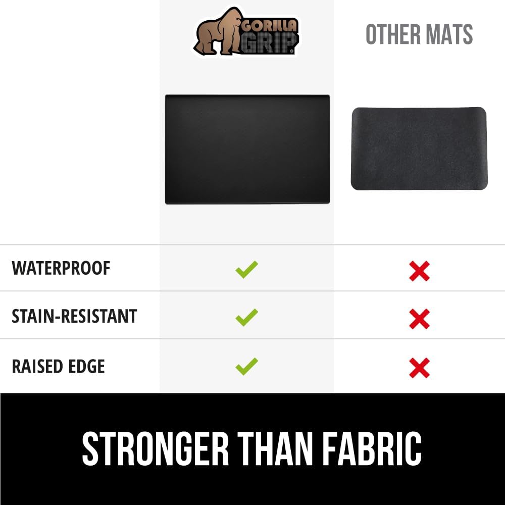 Silicone Coffee Mat, Espresso Machine Bar Accessories, Keep Kitchen Counters Clean, Stays in Place, Waterproof and Heat Resistant Dish Drying Mats, Home Decor Essentials, 11.5x18.5, Black