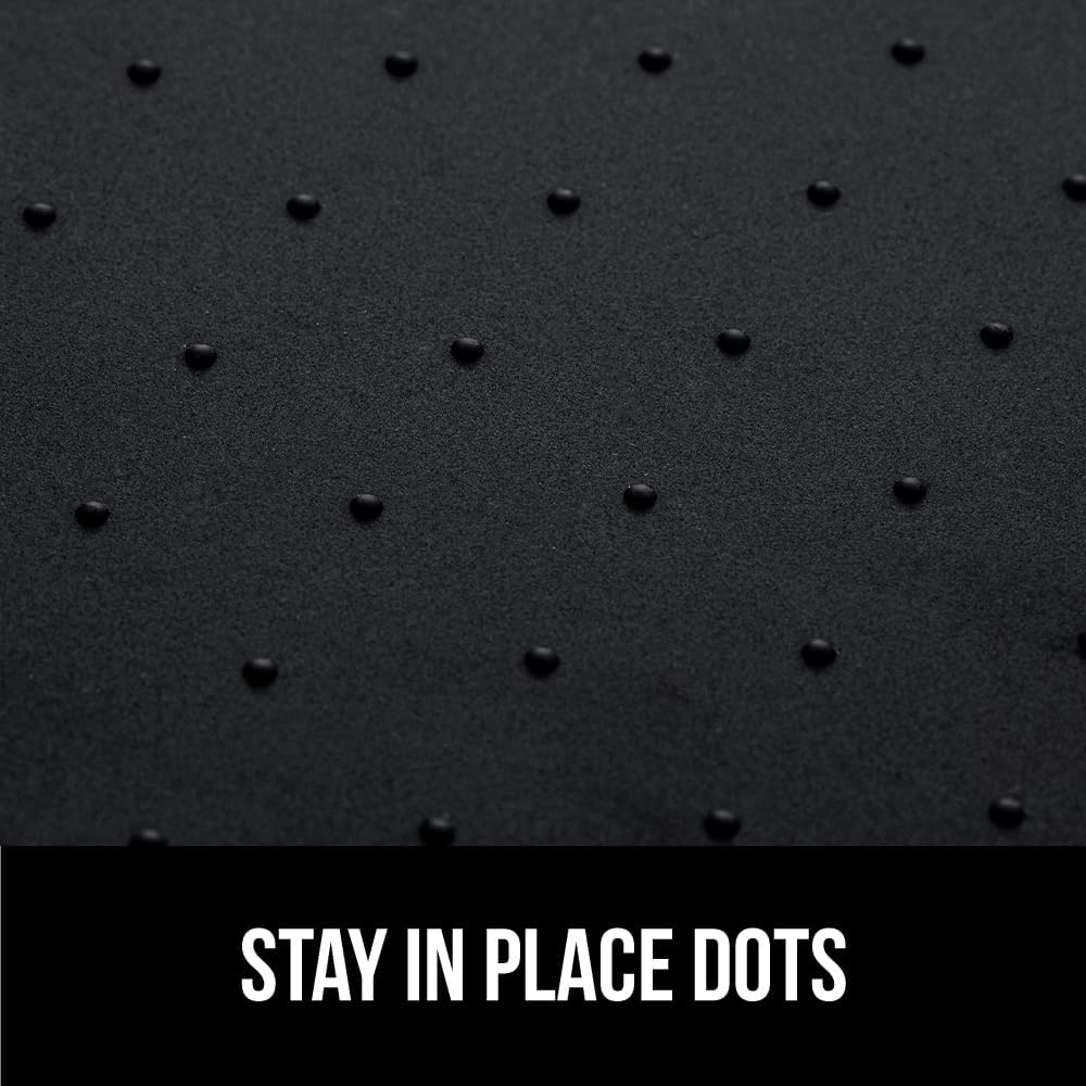 Silicone Coffee Mat, Espresso Machine Bar Accessories, Keep Kitchen Counters Clean, Stays in Place, Waterproof and Heat Resistant Dish Drying Mats, Home Decor Essentials, 11.5x18.5, Black