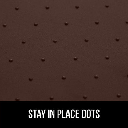 Silicone Coffee Mat, Espresso Machine Bar Accessories, Keep Kitchen Counters Clean, Stays in Place, Waterproof and Heat Resistant Dish Drying Mats, Home Decor Essentials, 11.5x18.5, Black