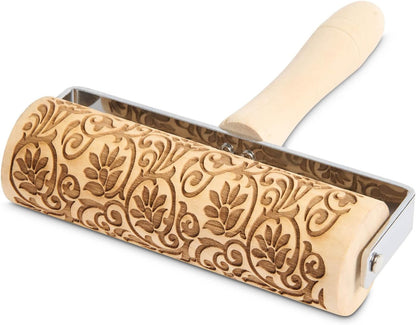 Children’s Classic Wooden Rolling Pin, German Beechwood With Steel Ball Bearings, 7-Inch x 1.5-Inch, Smooth Effortless Rolling For Dough And Pastry