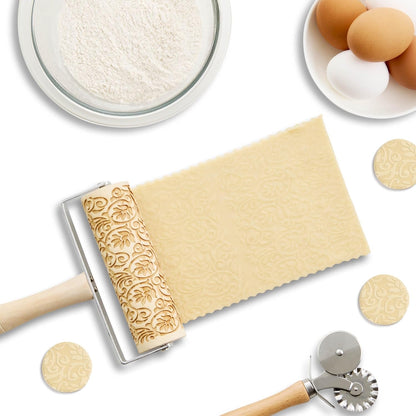 Children’s Classic Wooden Rolling Pin, German Beechwood With Steel Ball Bearings, 7-Inch x 1.5-Inch, Smooth Effortless Rolling For Dough And Pastry