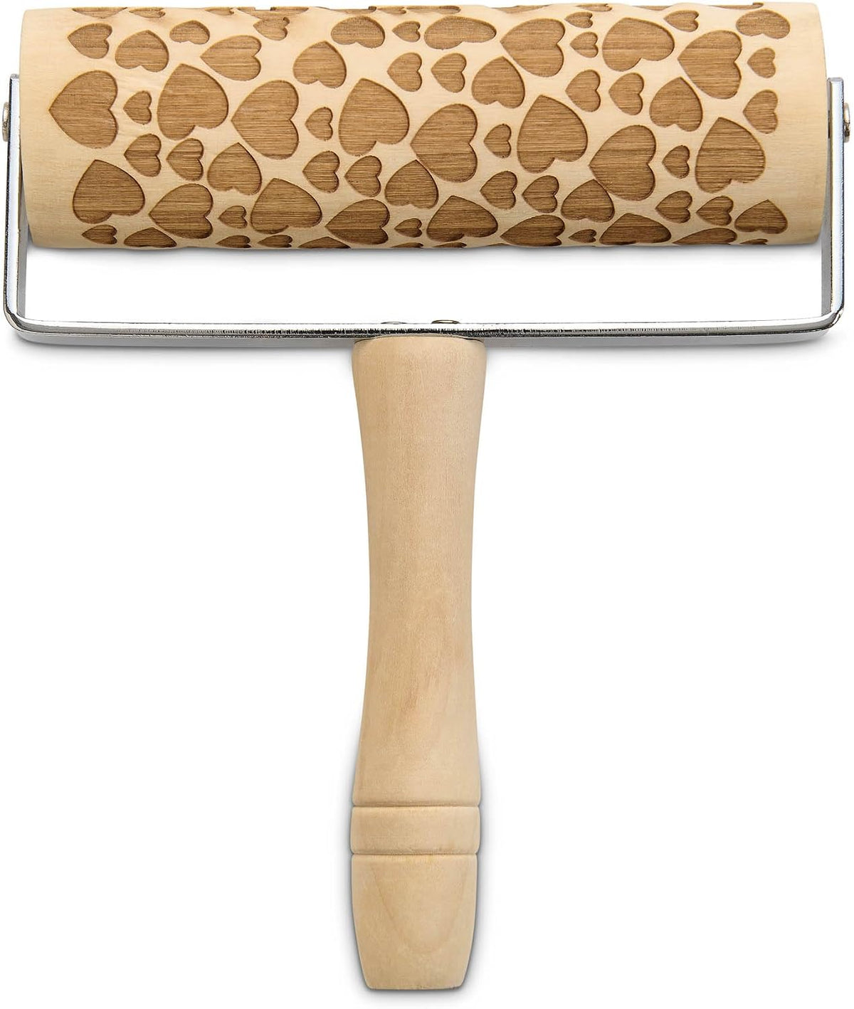 Children’s Classic Wooden Rolling Pin, German Beechwood With Steel Ball Bearings, 7-Inch x 1.5-Inch, Smooth Effortless Rolling For Dough And Pastry