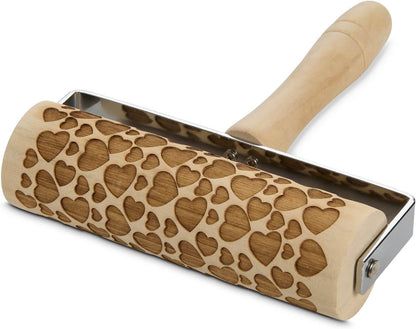 Children’s Classic Wooden Rolling Pin, German Beechwood With Steel Ball Bearings, 7-Inch x 1.5-Inch, Smooth Effortless Rolling For Dough And Pastry