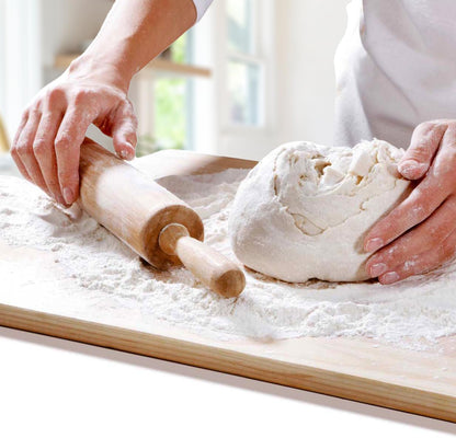 Children’s Classic Wooden Rolling Pin, German Beechwood With Steel Ball Bearings, 7-Inch x 1.5-Inch, Smooth Effortless Rolling For Dough And Pastry