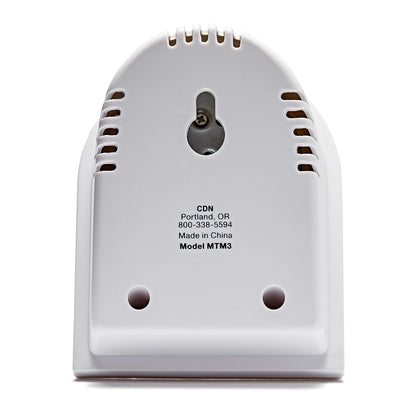 CDN Compact 60-Minute Mechanical Timer | Easy-to-Read 2.5” Dial | Loud 3-Second Alarm | Ideal for Cooking or Baking | Countertop or Wall Mountable | Silver Finish | MT1