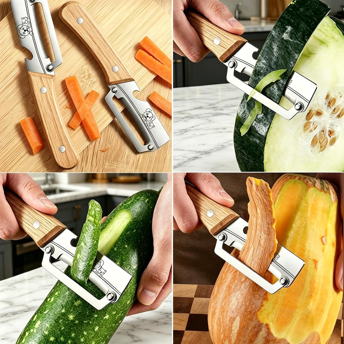 Corn Peeler for Corn on the Cob, Stainless Steel Corn Cob Stripper, Kernel Remover Tool for Home Kitchen BBQ Canning Camping