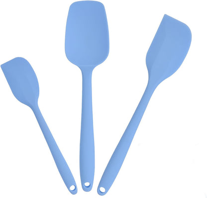 Rubber Spatula Food Grade, Silicone Heat Resistant Spatulas for Cooking