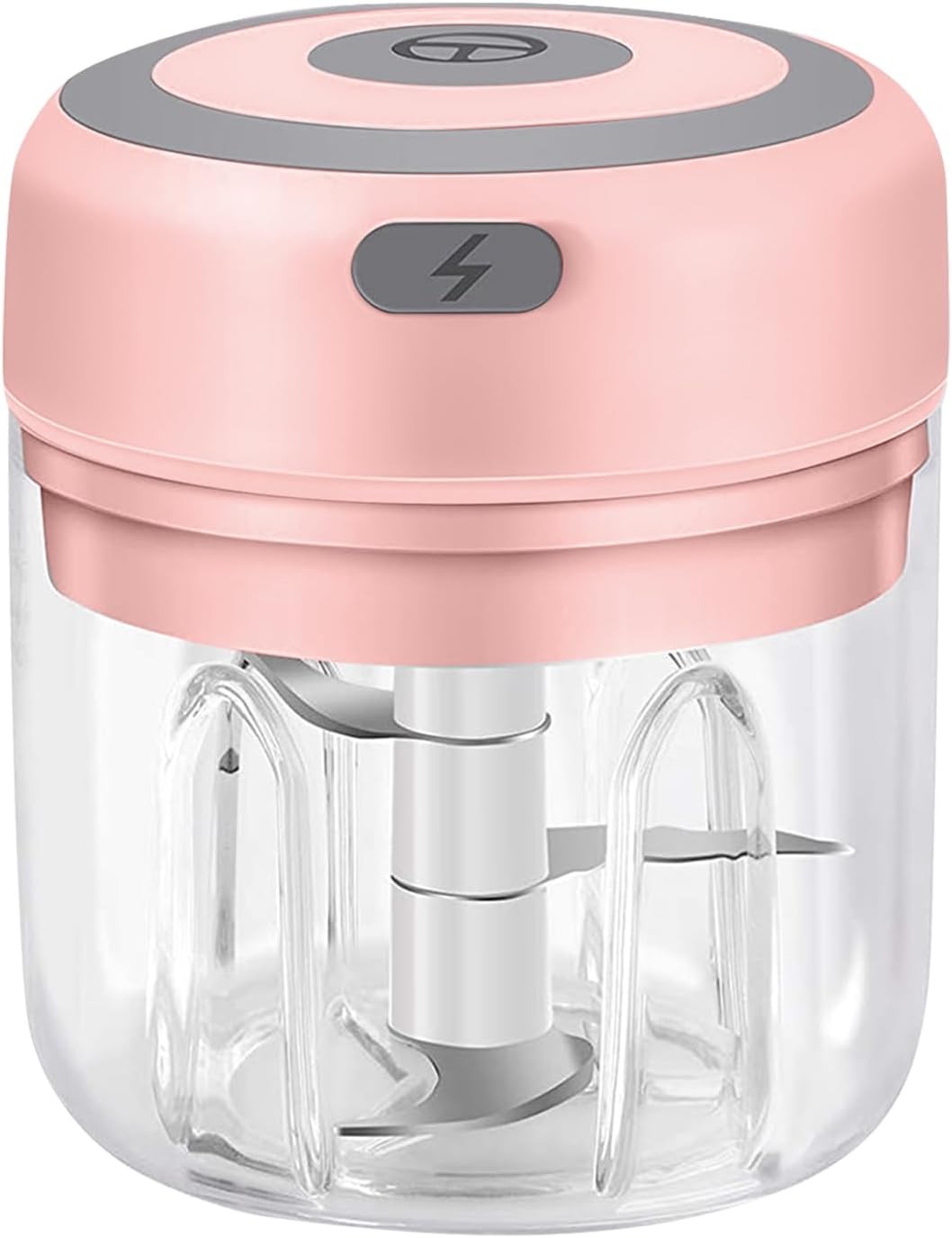 Electric Mini Garlic Mincer, 100ML USB Vegetable Onion Chopper | Portable Small Food Processor for Ginger, Chili, Vegetables
