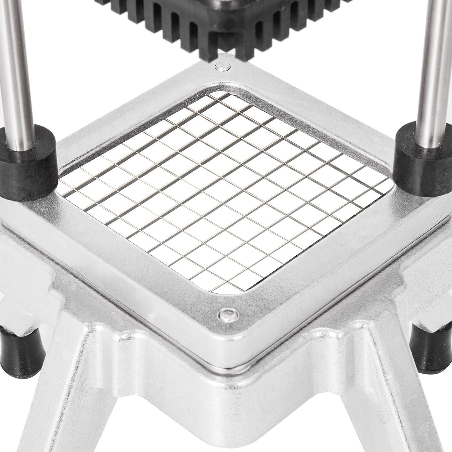 Commercial Chopper with 4 Replacement Blades Commercial Vegetable Chopper Stainless Steel French Fry Cutter Potato Dicer & Slicer Commercial Vegetable Fruit Chopper for Restaurants & Home Kitche