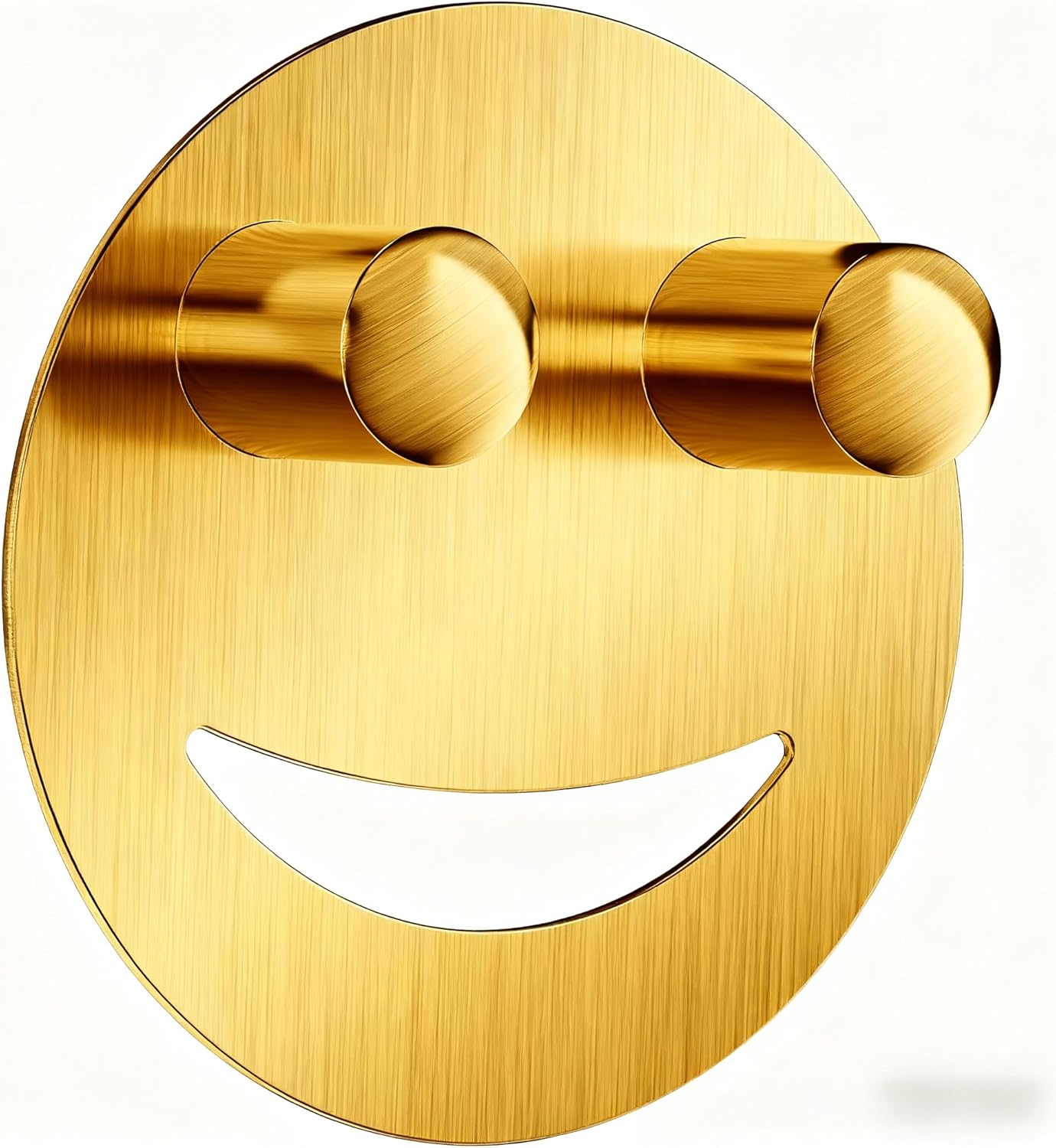 Stainless Steel Smiley Face Dish Sponge Holder, Silver Sink Caddy Organizer Storage with Suction Cup for Kitchen, Rv Apartment Kitchen Accessories Decor Scrubber