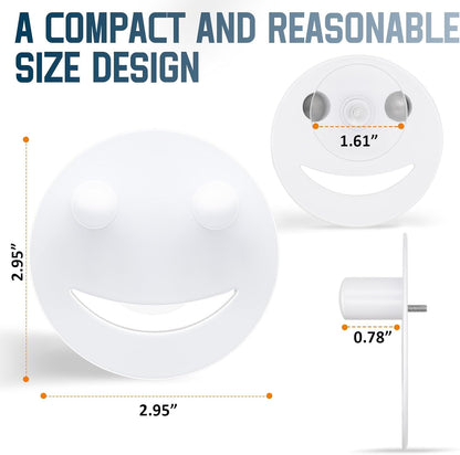 Stainless Steel Smiley Face Dish Sponge Holder, Silver Sink Caddy Organizer Storage with Suction Cup for Kitchen, Rv Apartment Kitchen Accessories Decor Scrubber