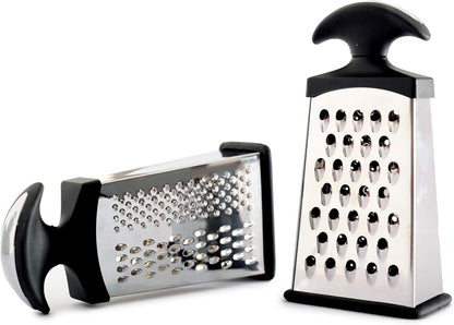 Mini Grip-EZ Slim Grater with 3 Surfaces, Silver