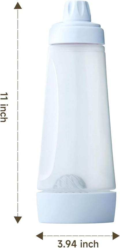 Pancake Batter Dispenser Bottle, Whiskware Pancake Batter Bispenser | Batter Bottle with BlenderBall Wire Whisk, Pancake Batter Dispenser for Pancakes, Crepes, Waffle, Muffins, Cupcakes