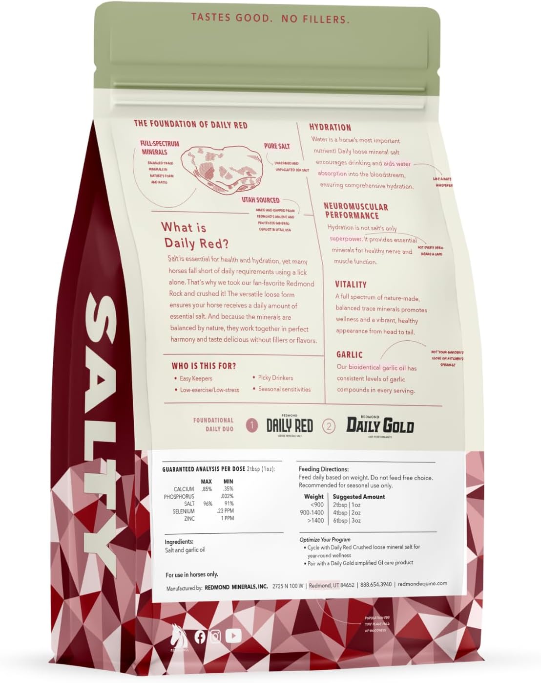 Daily Red Crushed Garlic | Horse Minerals & Vitamins Supplement | Garlic for Horses