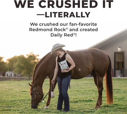 Daily Red Crushed Garlic | Horse Minerals & Vitamins Supplement | Garlic for Horses