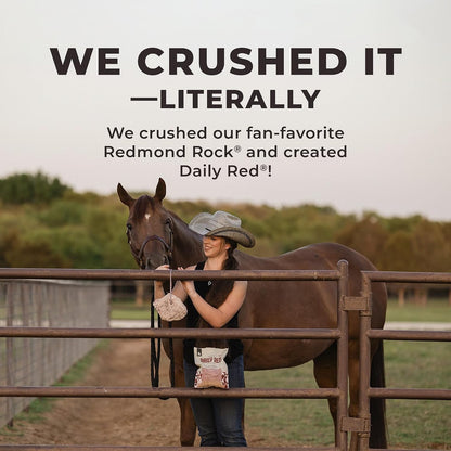 Daily Red Crushed Garlic | Horse Minerals & Vitamins Supplement | Garlic for Horses