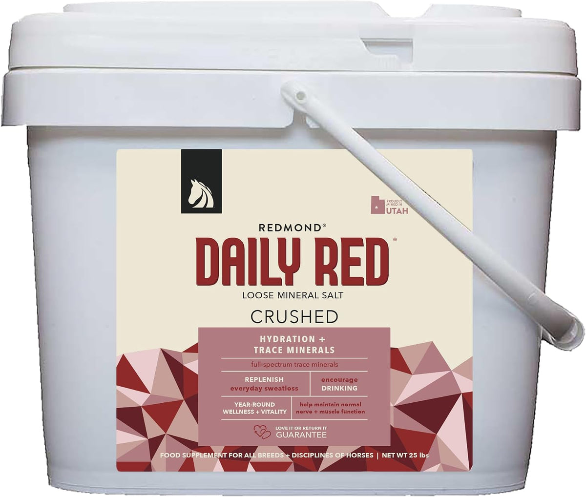Daily Red Crushed Garlic | Horse Minerals & Vitamins Supplement | Garlic for Horses