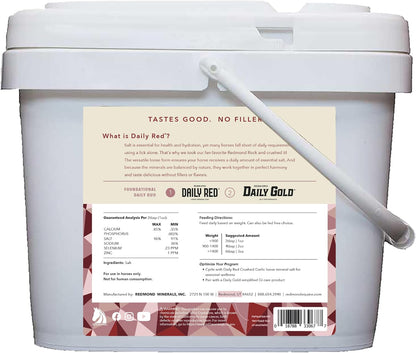 Daily Red Crushed Garlic | Horse Minerals & Vitamins Supplement | Garlic for Horses