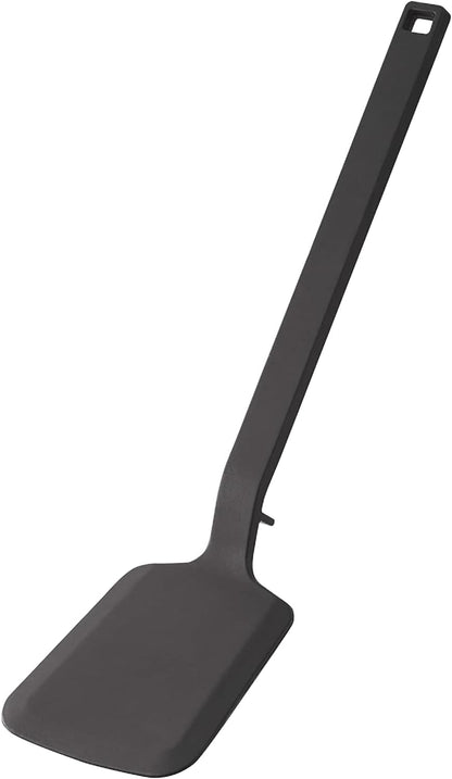 Home Silicone Kitchen Tongs, Silicone, No Assembly Req., Black | Silicone kitchen utensils designed to stay off countertops. Floating design keeps surfaces clean. Durable, easy to clean.
