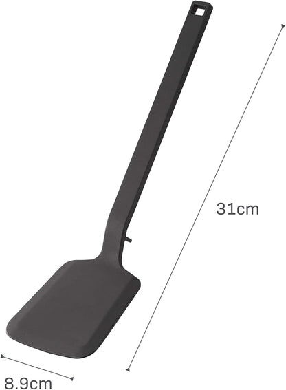 Home Silicone Kitchen Tongs, Silicone, No Assembly Req., Black | Silicone kitchen utensils designed to stay off countertops. Floating design keeps surfaces clean. Durable, easy to clean.