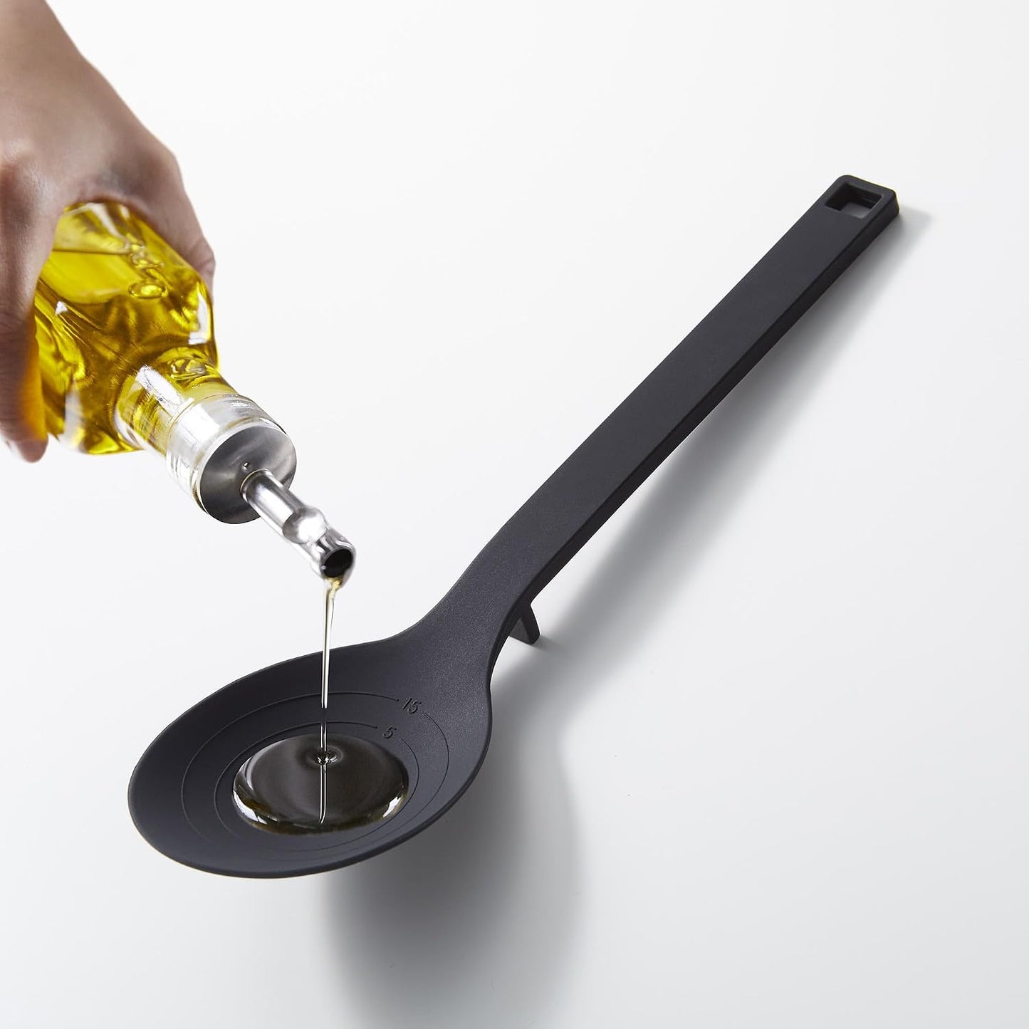 Home Silicone Kitchen Tongs, Silicone, No Assembly Req., Black | Silicone kitchen utensils designed to stay off countertops. Floating design keeps surfaces clean. Durable, easy to clean.