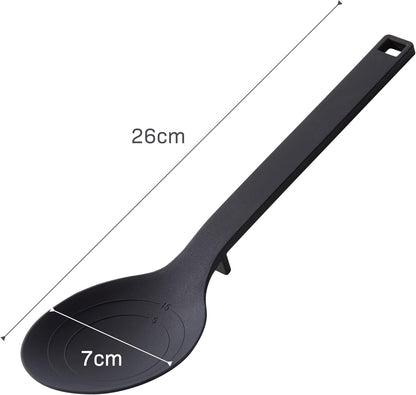 Home Silicone Kitchen Tongs, Silicone, No Assembly Req., Black | Silicone kitchen utensils designed to stay off countertops. Floating design keeps surfaces clean. Durable, easy to clean.