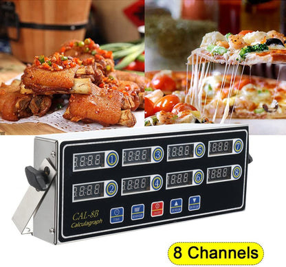 8 Channel Digital Kitchen Timer Precision Kitchen Timers for Cooking