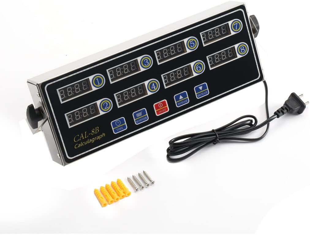 8 Channel Digital Kitchen Timer Precision Kitchen Timers for Cooking