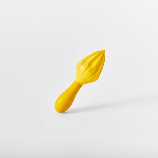 Juicy Juice Manual Hand Citrus Reamer for Lemons, Limes, and Oranges,Yellow