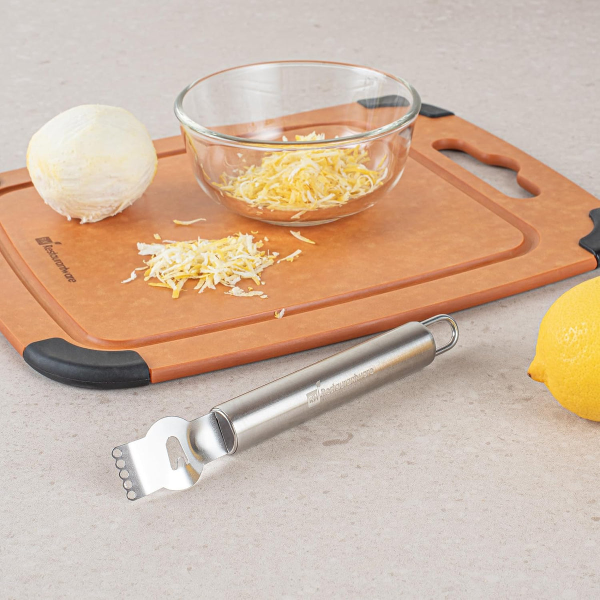 Stainless Steel Citrus Zester And Channel Knife, 6.5 In