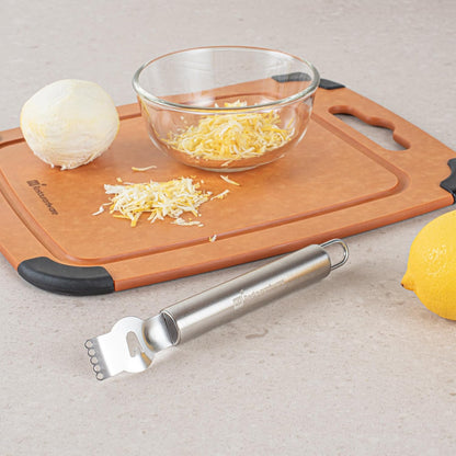 Stainless Steel Citrus Zester And Channel Knife, 6.5 In