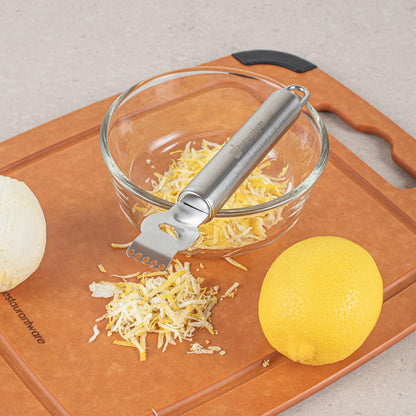 Stainless Steel Citrus Zester And Channel Knife, 6.5 In