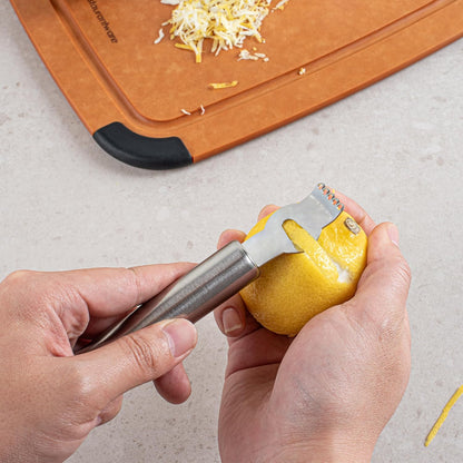 Stainless Steel Citrus Zester And Channel Knife, 6.5 In